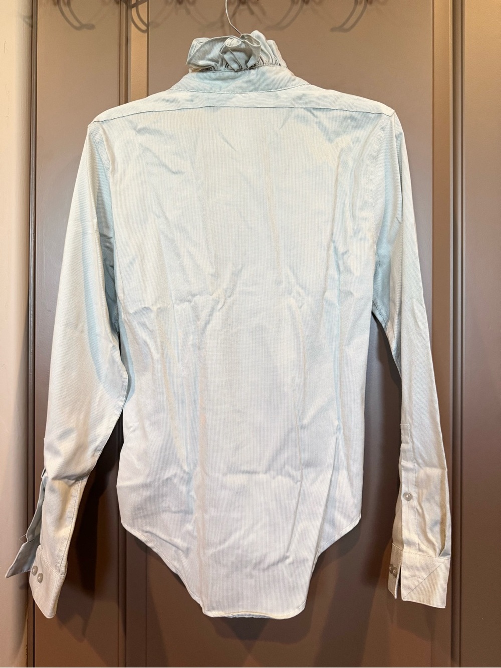 KMJ Kate McHale Jensen Quarantina Light Green One-of-a-Kind Shirt XS - Picture 6 of 11